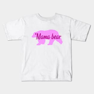 woman's mama bear Kids T-Shirt